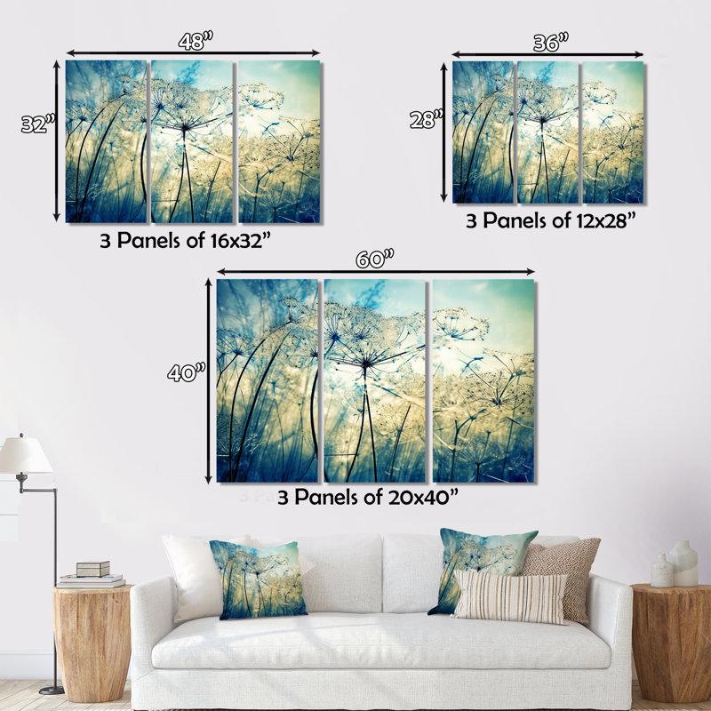 Mccray - Fleurs, ensemble d'impression sur toile, H 28 po x l 36 po x P 1 po