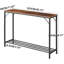 Console, table de vestibule industrielle de 42,1 po, table de canapé étroite avec tablettes, table de canapé-1081978861-1081978862