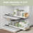 Expandable Pull Out Pot Lid Organizer, Pan Rack with 10 Dividers