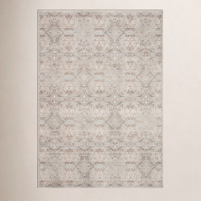 Amber Lewis x Loloi Zuma Silver Multi Oriental Rug