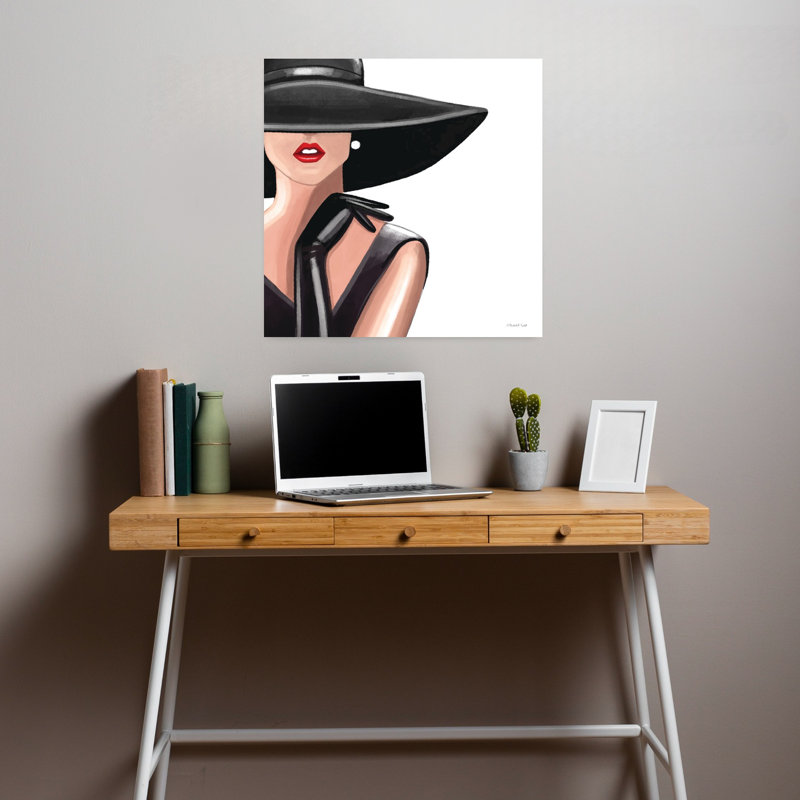 Fashion Lady I, art contemporain, H 18 po x l 18 po