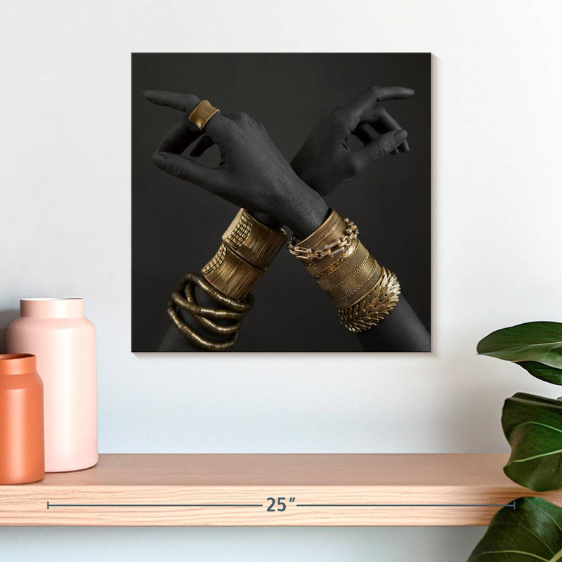 Shuttleworth Chic Hands, 16" H x 16" W