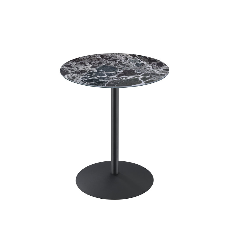 Table de bout Jahnke, Noir, Noir