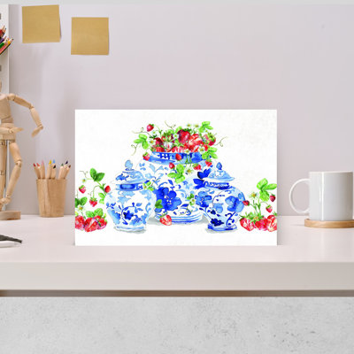 Ginger Jars And Strawberries