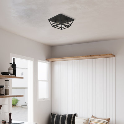 Rosso 2-Light 13" Flush Mount