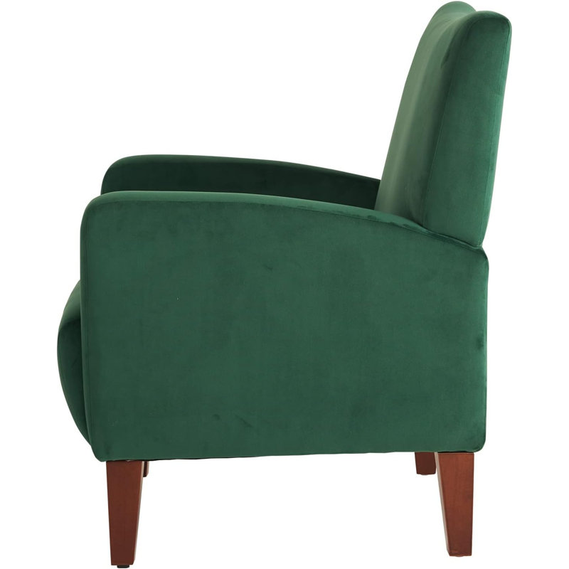 Swansboro Velvet Club Chair, Green