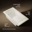 66" x 36" Whirlpool Acrylic Bathtub with Heater-1014610134