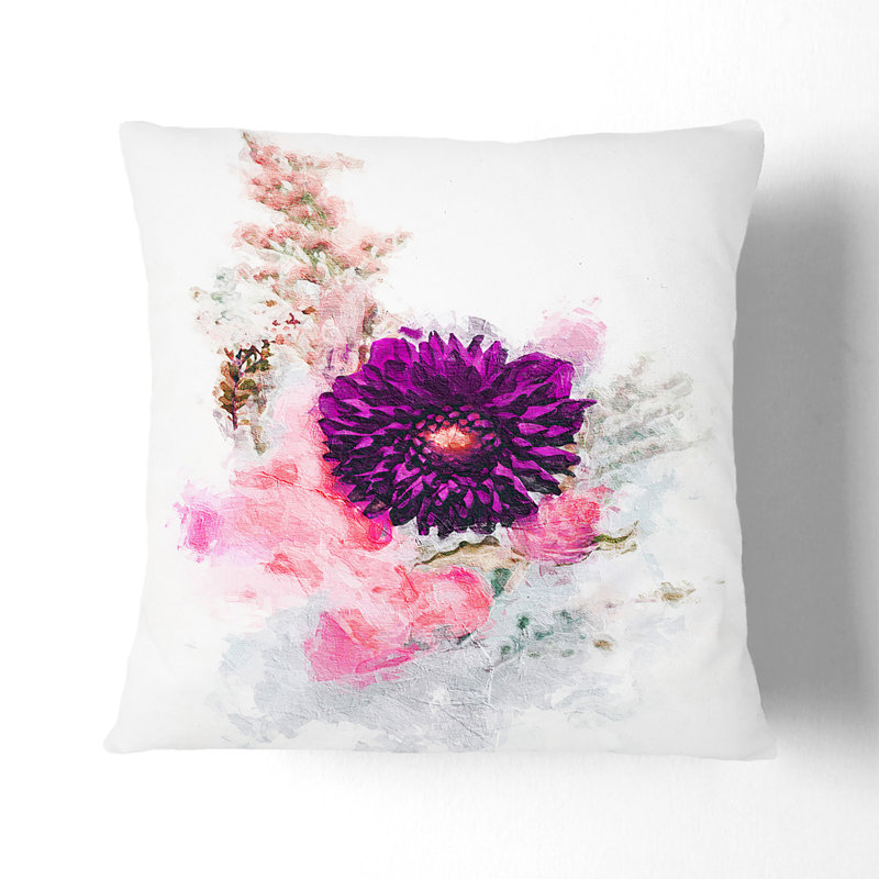 Square Throw Cushion, 55cm H x 55cm W x 20cm D