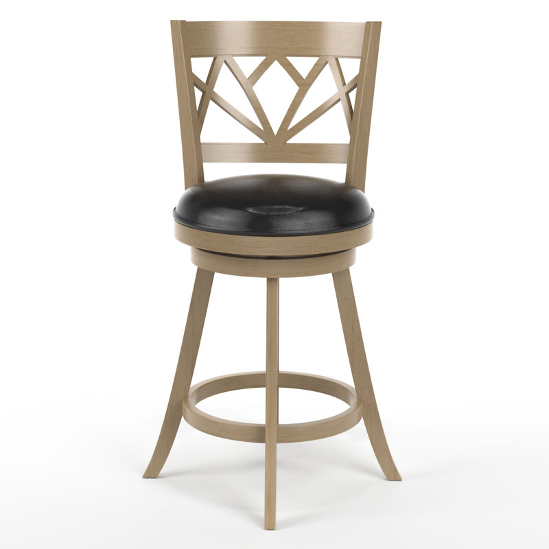 Tabouret de bar Rickey, Érable, Tabouret de comptoir (siège d'une hauteur de 24,6