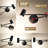 Set Of Two Battery Operated Wall Sconces With Remote Control - Dimmable Swing Arm LED Wall Lamps For Bedroom, Living Room, And Reading Decor