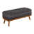 Charcoal Faux Leather