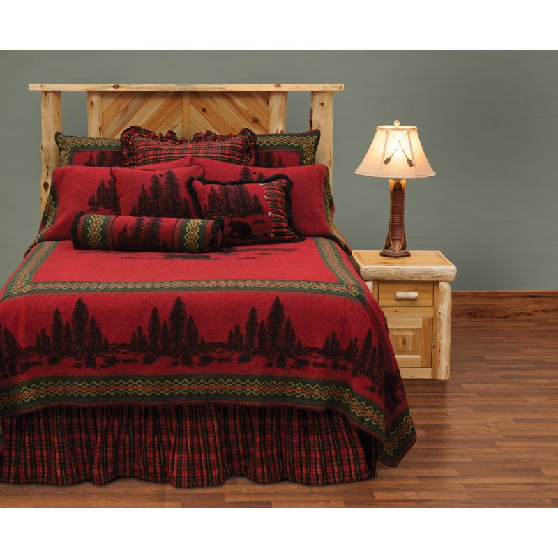 Wooded River Wooded River Bear - Bed Skirt - Twin, Twin