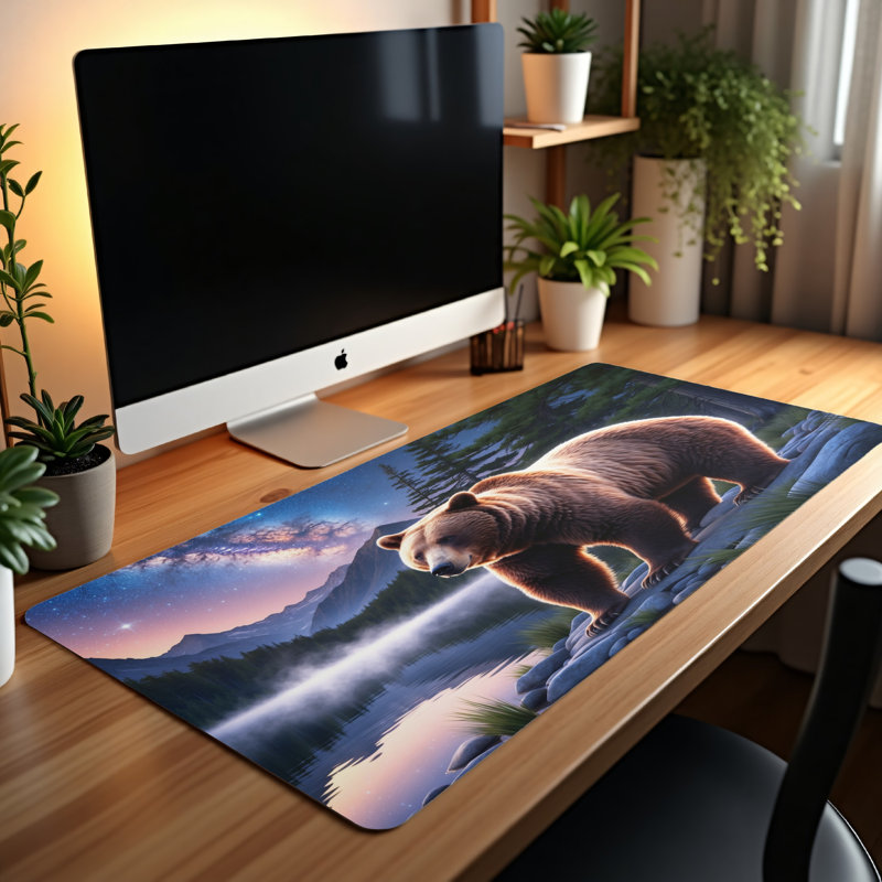 Polyester Desk Pad, 31.5x15.5