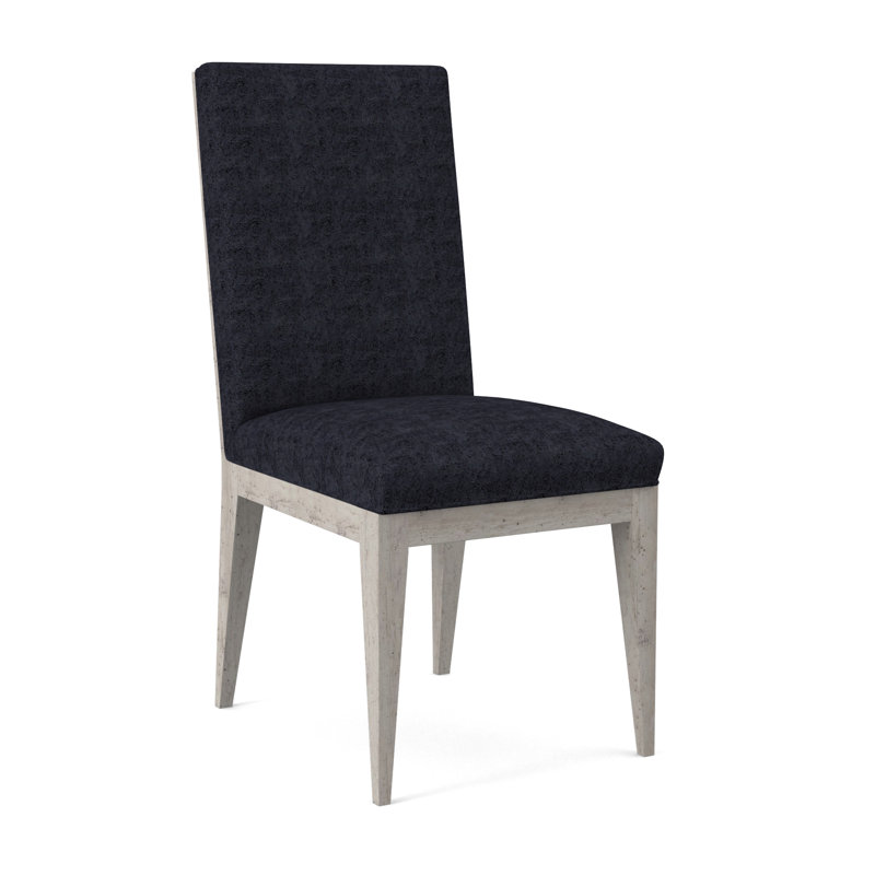 Logan Dining Chair, Venice Navy, Bisque