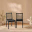 Black Dining Chairs - Set of 2