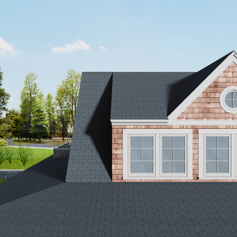 Living And Home Asphalt Roofing Kit, Blue Grey
