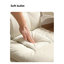 Fauteuil inclinable moderne en similicuir avec pieds en métal