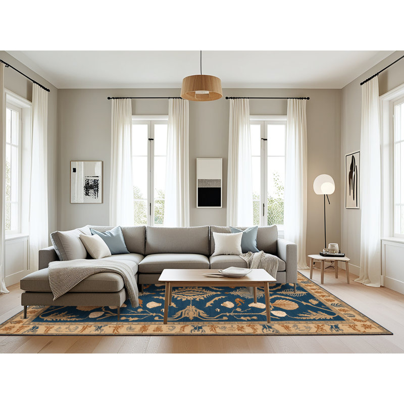 Tapis turc gris lavable à la machine, Rectangulaire 8 pi x 10 pi