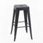 Tabouret à hauteur de comptoir 30 po, ensemble de 2 tabourets de bar en métal sans dossier-491385019-491385020