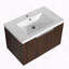 Meuble-lavabo suspendu de 30 po avec porte Ã  fermeture amortie et lavabo en rÃ©sine