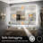Adorna Dimmable Backlit LED Vanity Mirror with Anti-Fog-1005289106