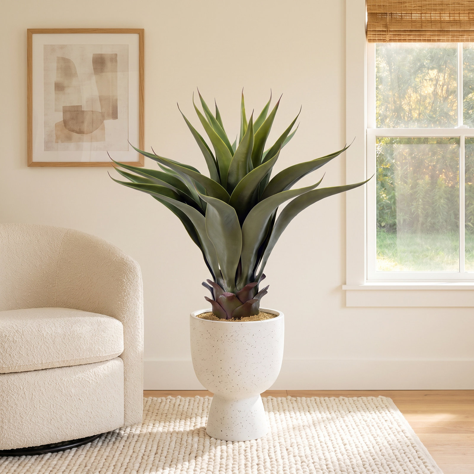 22'' Faux Foliage Succulent in Pot