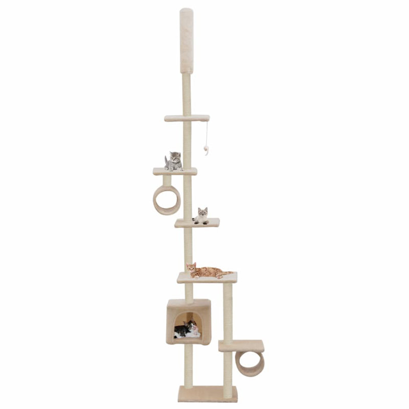 Althea 260cm H Cat Tree, Beige