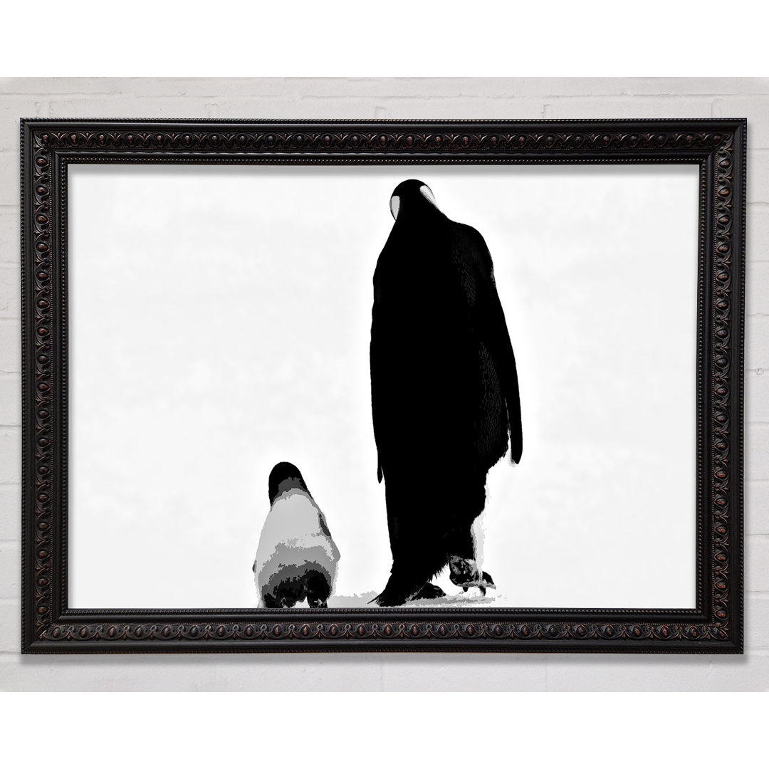 Pinguin - Einzelner Bilderrahmen Kunstdrucke