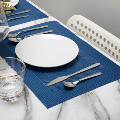 Ensemble de 8 napperons imperméables et tissés pour table de cuisine, isolant thermique et résistant aux taches