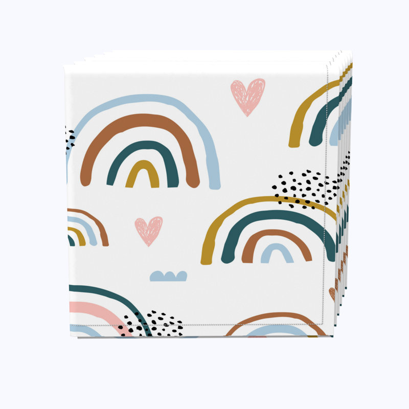 100% Cotton Geometric Square Napkin