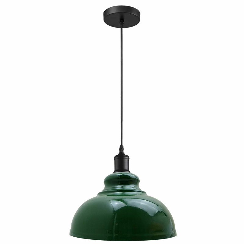 Reich 1 - Light Dome Pendant, 124cm H x 30cm W x 30cm D, Gloss Green
