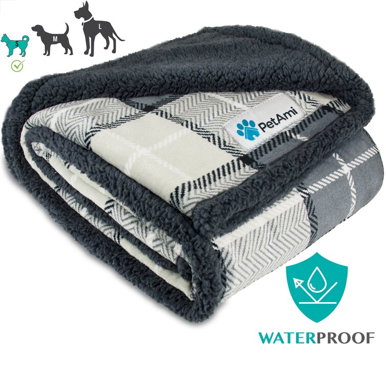 Waterproof Sherpa Pet Blanket – PetAmi