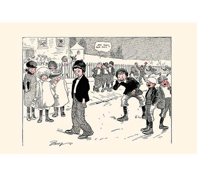 « long shorts » par clare briggs, reproduction d’art