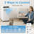 Erivess 10000 BTU Portable Air Conditioner, 3-in-1 Free Standing AC Unit with Cool, Dehumidifier & Fan Modes for Room up to 500 sq.ft, 2 Speeds with Remote Control, 24H Timer, Including Window Kit-124772389