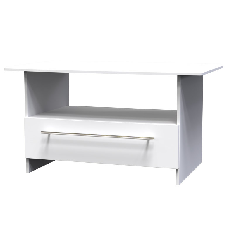Syiah Coffee Table with Storage, White