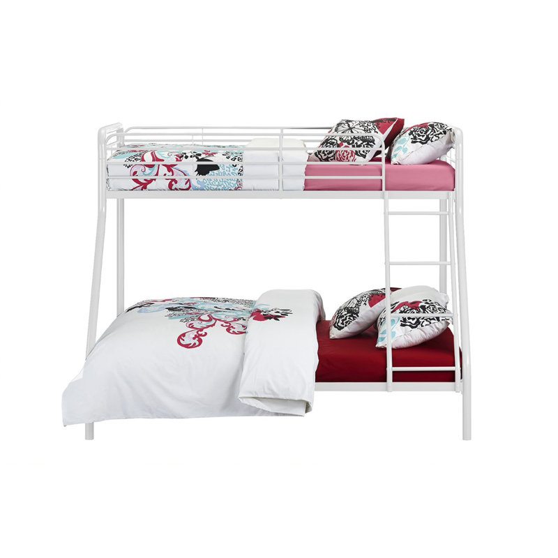 Dalke Metal Standard Bunk Bed by Isabelle, White
