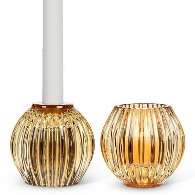 Porte-votive de table en verre H 3 po