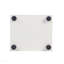 Vitrine, verre, 4 tablettes avec une porte-402593753