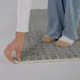 Shenade Geometric Handmade Charcoal Area Rug