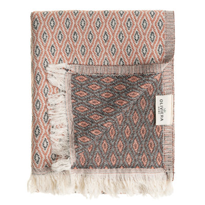 Serviette et jeté en coton Williar