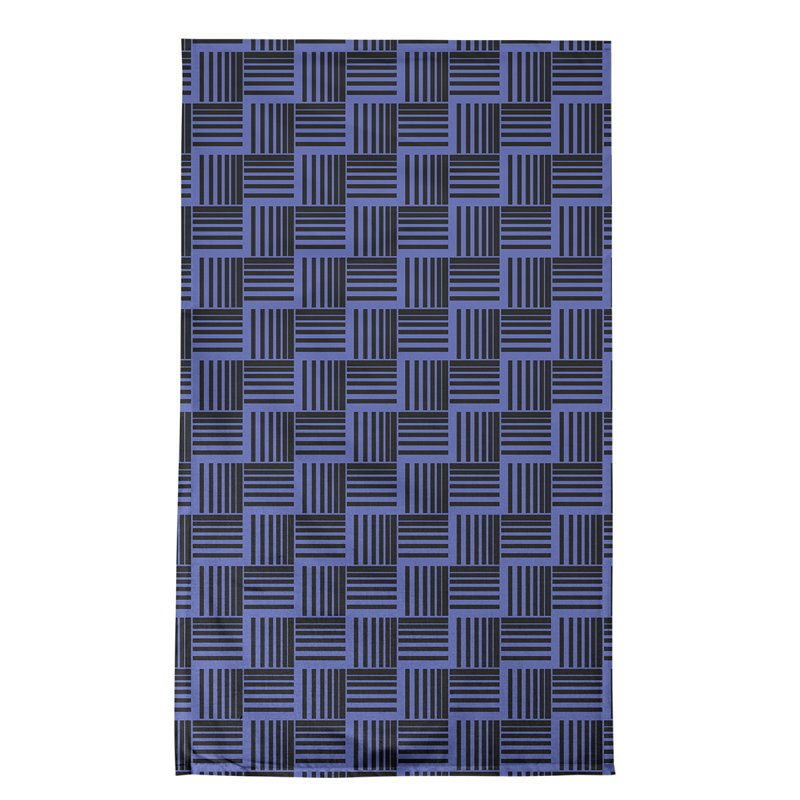 Jaya Tea Towel Kitchen Towel, Violet/Black, Poly Twill