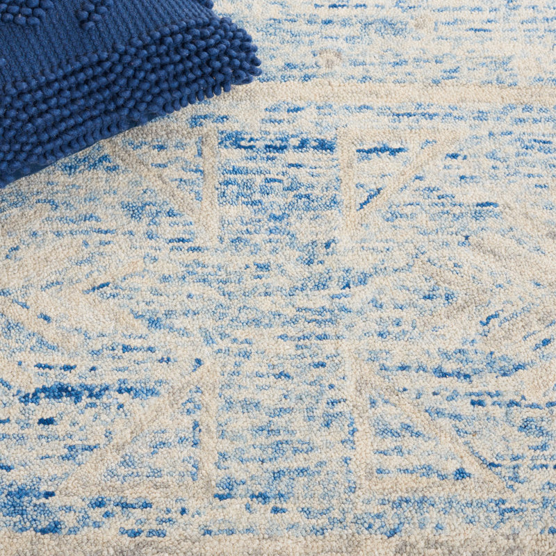 Chatham Hand Tufted Wool Geometric Rug, Rectangle 2' x 3'