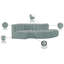 Isumi Upholstered 104'' Sofa-91736974