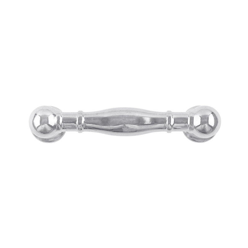 Fuller Collection Handle Pull - Traditional Hardware for Drawers & Cabinets, Chrome, 3"