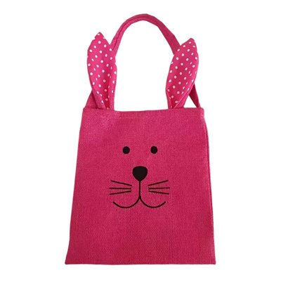  Easter Bunny Ear Handbag - Gift Packaging Bag - Festival Linen Bag - Decoration