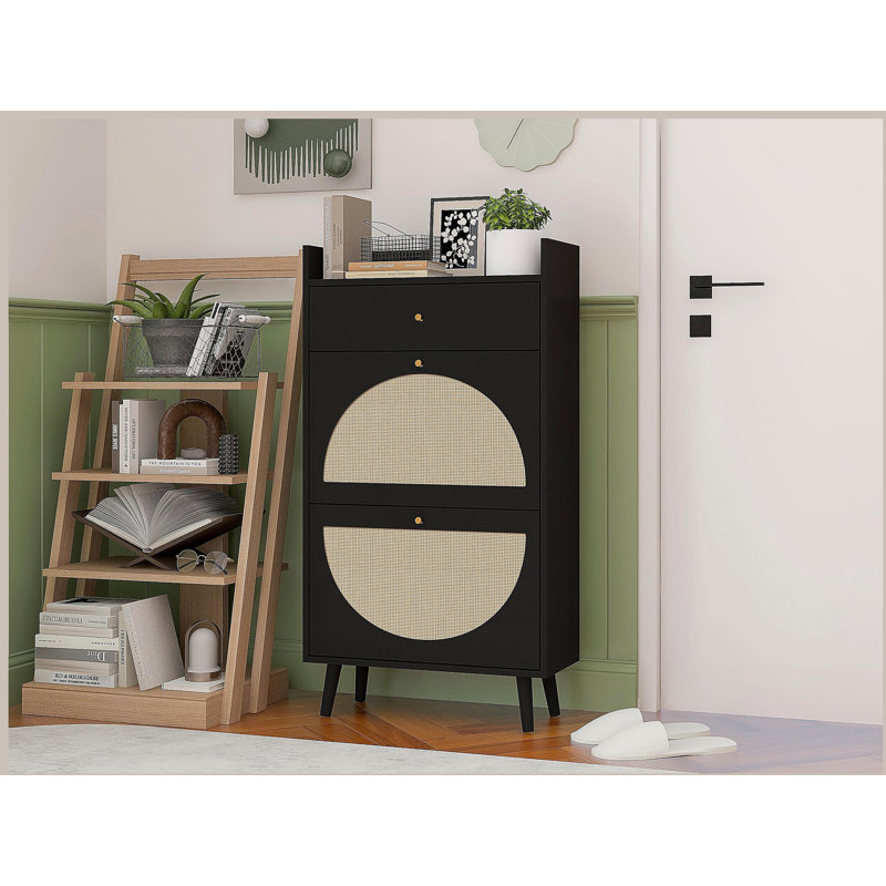 Shoe Cabinet, Black