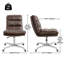 Faux Leather Swivel Desk Chair-1865636809