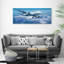 Airplane In The Clouds - Wrapped Canvas Print
