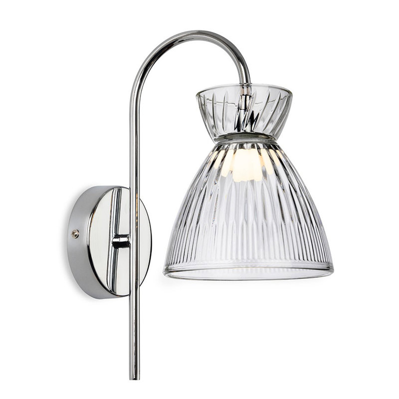 LED Armed Sconce, Clear