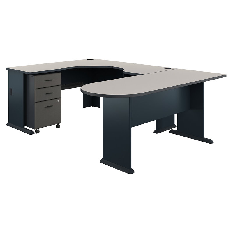 Bureau en U Series A, Ardoise